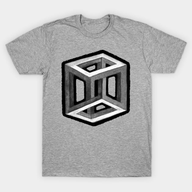 Cube The Impossible T-Shirt by pbetteo